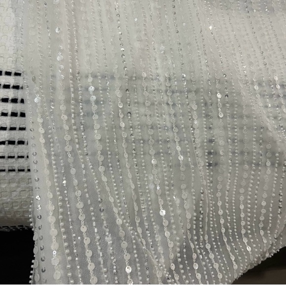 Elegant White Strapless Dress - Picture 7 of 7